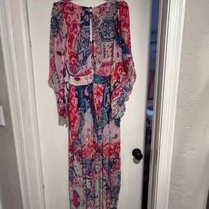 Colorful Abstract Maxi Dress